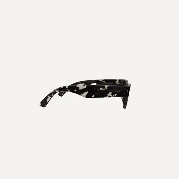 Unisex - Prada SPRA03 Acetate Rose Tinted Squared Sunglasses display picture 1